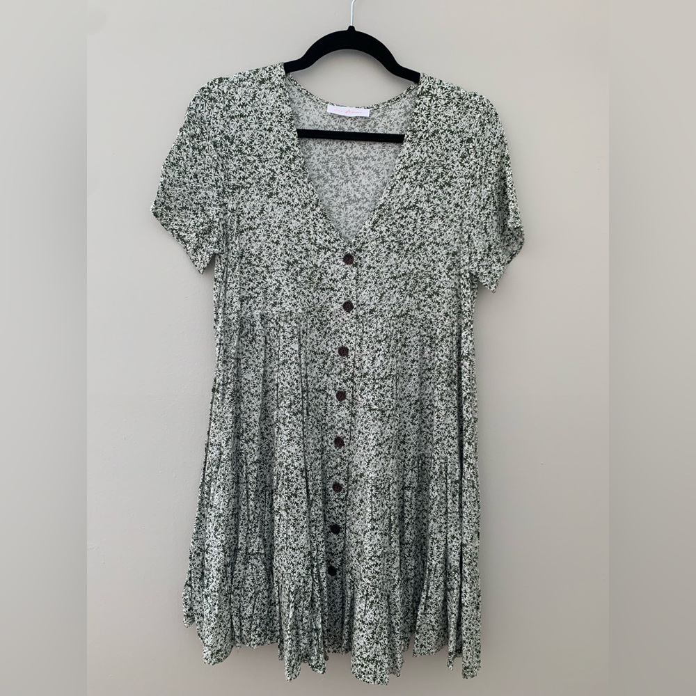 Floral Button-Down Women's Top